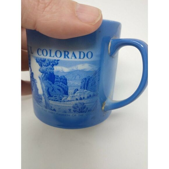 Colorful Colorado Mug Blue with Multiple Colorado - Picture 5 of 7